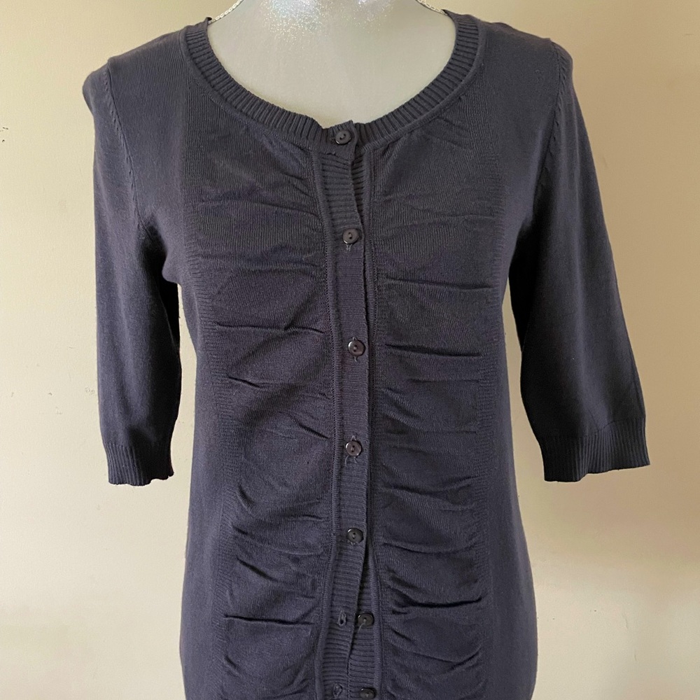 United States Sweaters , Deep grey ruched sweater
